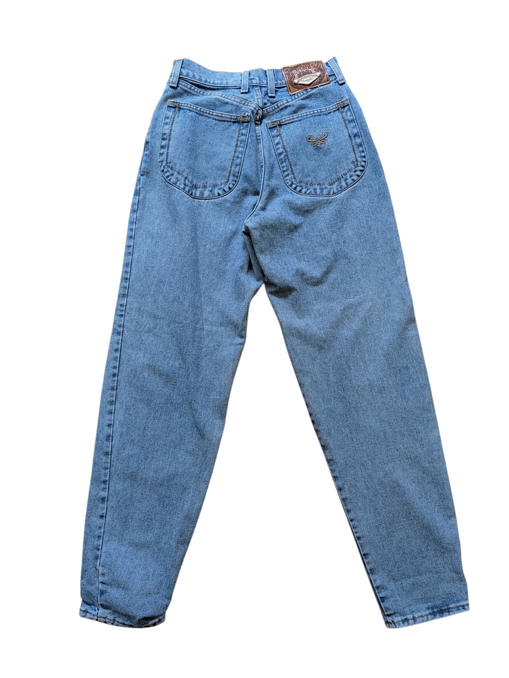 Vintage Designer Made In Italy High-Rise Light Fade Women’s Jeans Rare